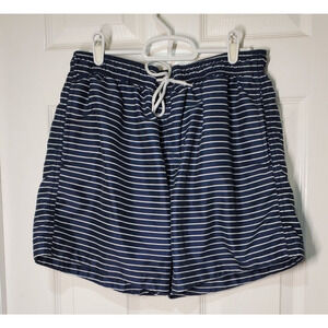 H&M Men’s Swim Shorts – Size M – Nautical Stripe, Mesh Lined